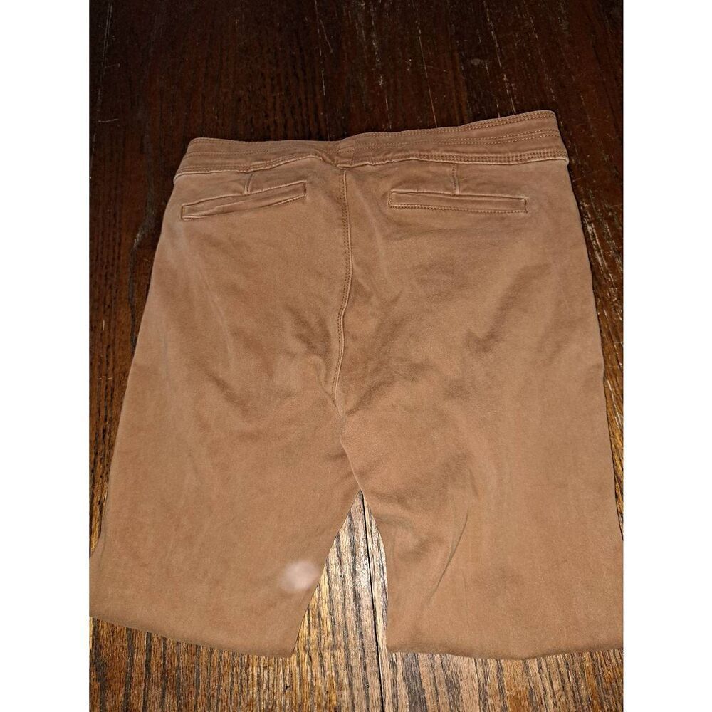 Size 6 28 LOFT Made and Loved Double Button Zip Pockets Brown Pants Mid Rise - Picture 5 of 6